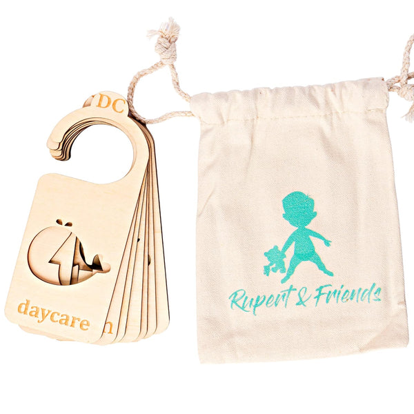 Rupert and Friends - Wooden Baby Clothing Dividers