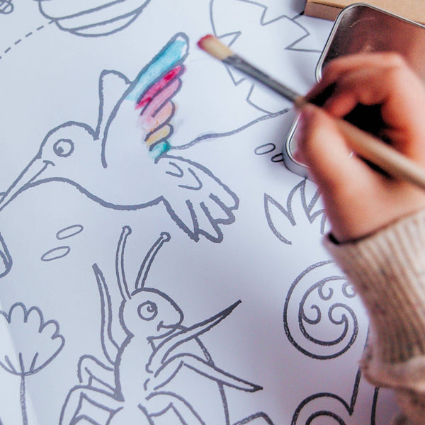 Honeysticks - Australia - Honeysticks Jumbo Posters & Watercolour Paints Activity Set