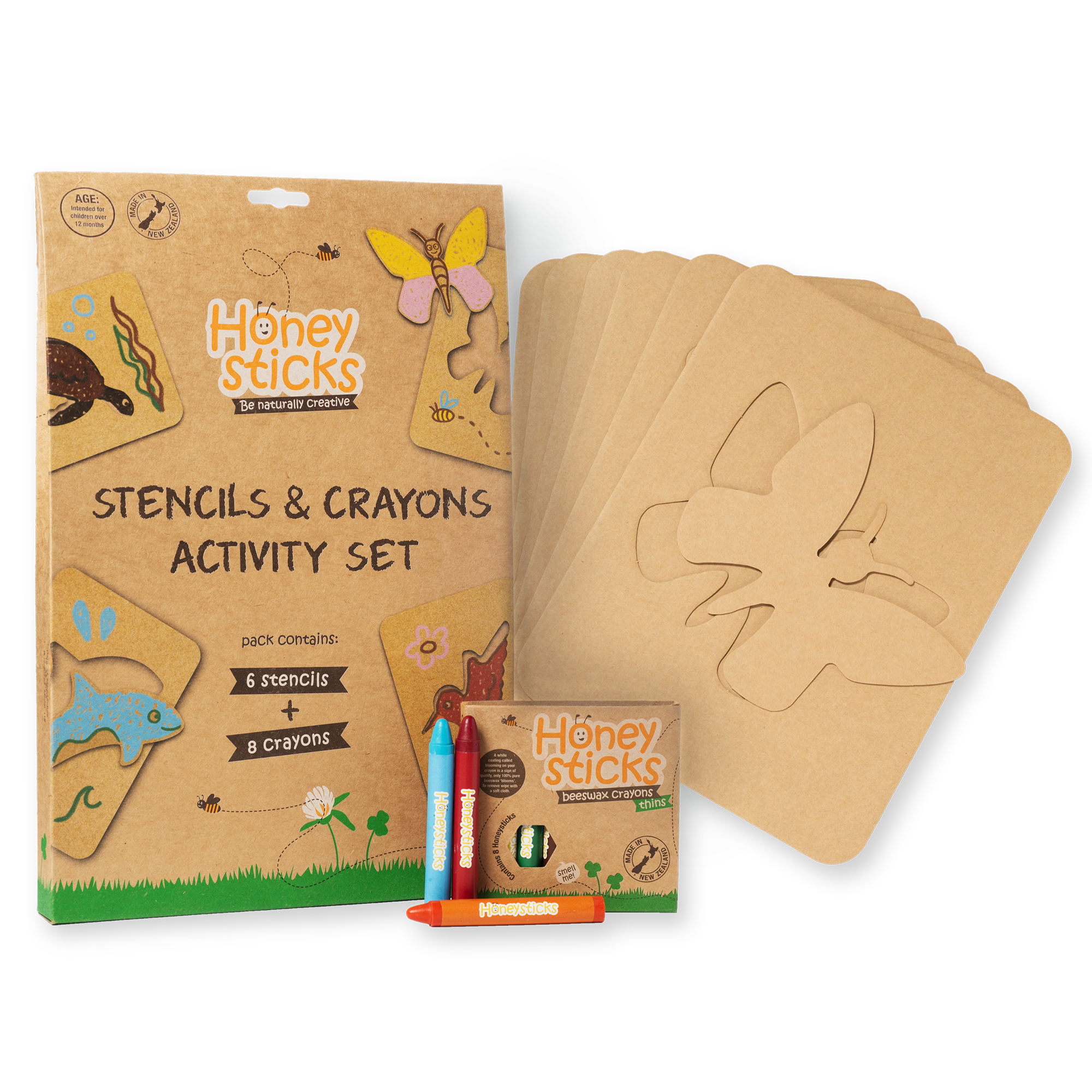 Honeysticks - Australia - Honeysticks Jumbo Stencils & Crayons Activity Set