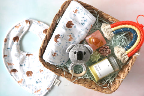 Baby & Mum Neutral Gift Set - Curated Handmade Gifts
