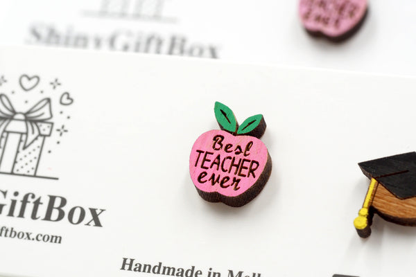 Best Teacher's Ever Wooden Earrings