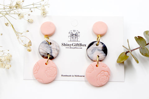 Galaxy & Pink Circle Triple Drops