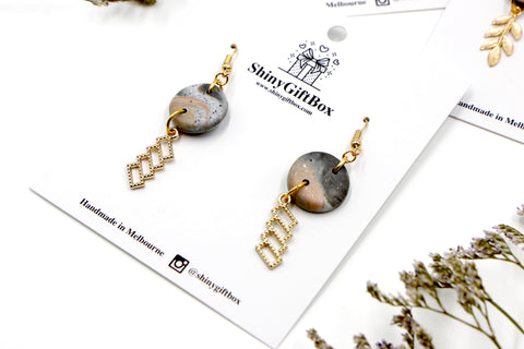 Granite & Copper Galaxy Hook Dangle