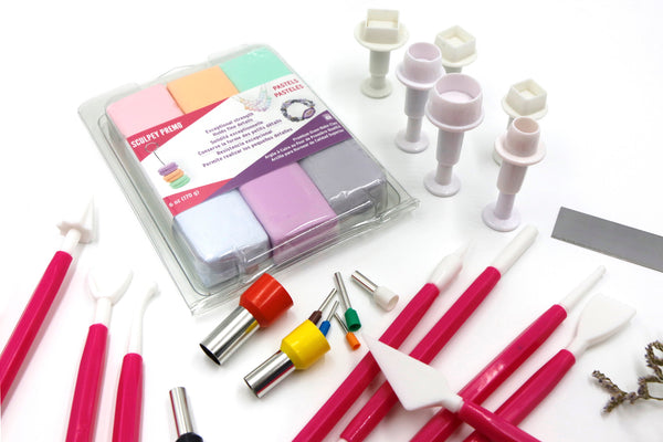 Polymer Clay Tools & Cutters Bundle Kit