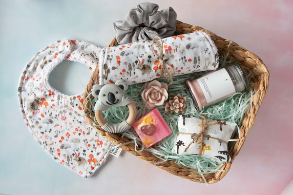 Baby & Mum Rabbit & Mushroom Gift Set - Curated Handmade Gifts