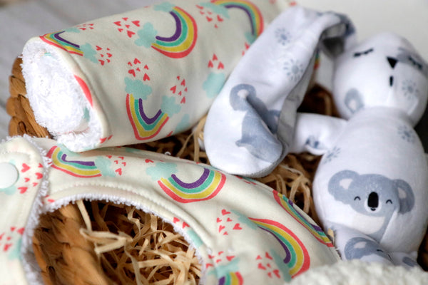 Neutral Baby Rainbow Gift Set - Curated Handmade Gifts