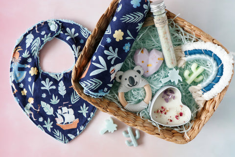 Baby Boy & Mum Gift Set - Curated Handmade Gifts