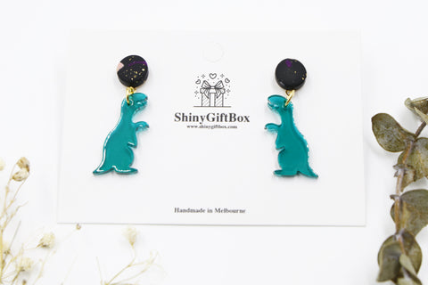 Green Small Dinosaur Dangle