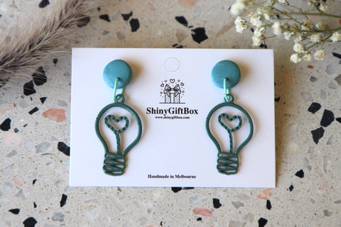 Turquoise Light Bulb/Globe