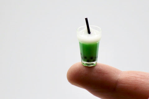 Miniature Bubble Tea - Green Matcha