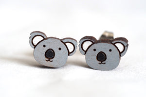 Koala Wooden Earrings